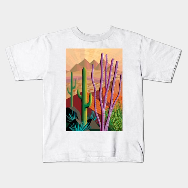 Tucson Kids T-Shirt by charker